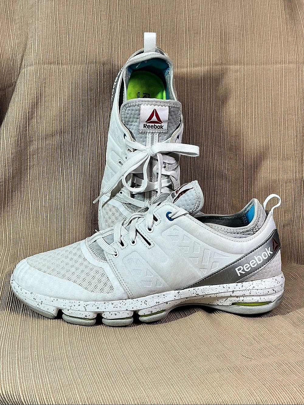 Reebok ZPrint Train White Athletic Sneakers
